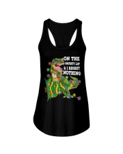 On The Naughty List And I Regret Nothing Ladies Flowy Tank tile