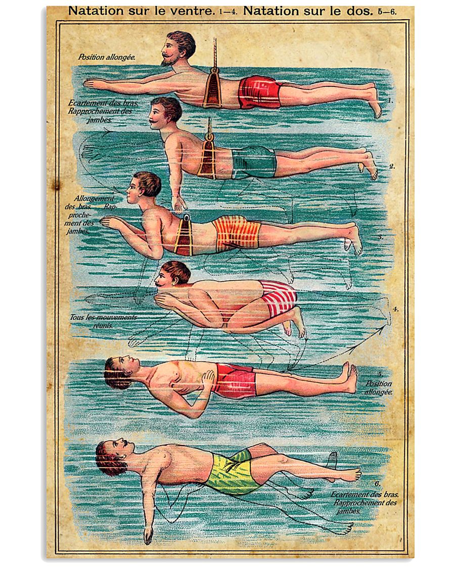 The swimmer French 11x17 Poster