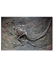 Dinosaur Fossil Metal Pattern Printed 17x11 Poster front