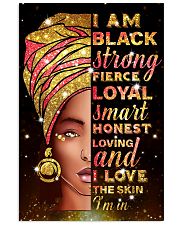 I am black strong 11x17 Poster front