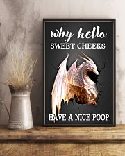 Why hello sweet cheeks have a nice poop 11x17 Poster lifestyle-poster-3