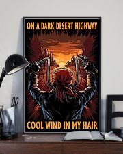 On a dark desert highway 11x17 Poster lifestyle-poster-2