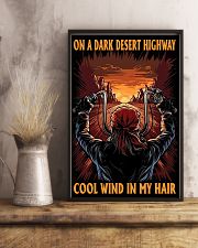 On a dark desert highway 11x17 Poster lifestyle-poster-3