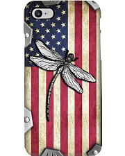 Dragonfly Metal pattern print Phone Case i-phone-8-case