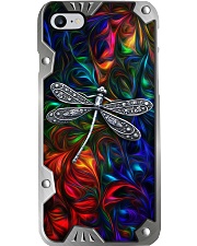 Colorful Dragonflies Metal Pattern Print Phone Case i-phone-8-case