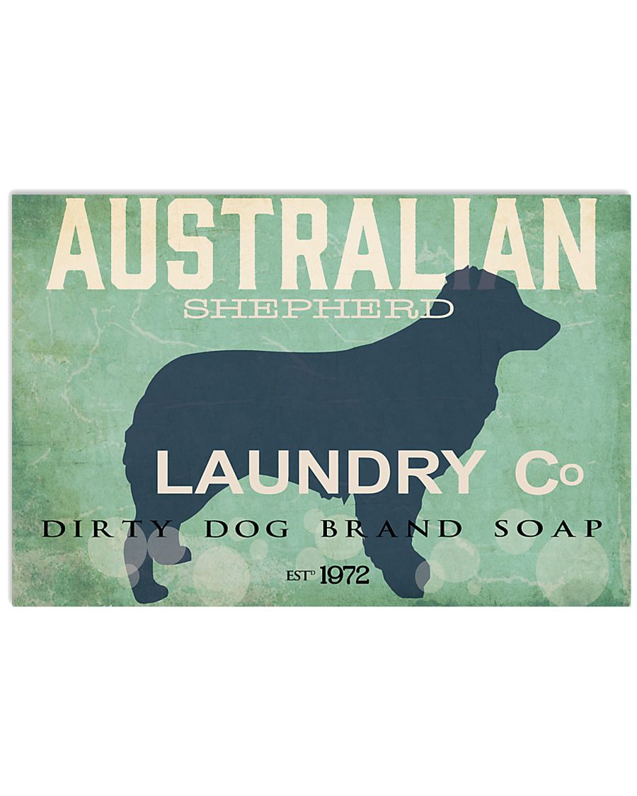 Australian Shepherd laundry company 17x11 Poster