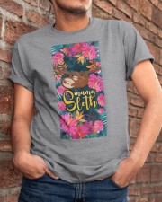 Mama sloth Mother's day Classic T-Shirt apparel-classic-tshirt-lifestyle-26