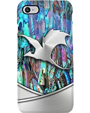 Dragon Metal Pattern Print Phone Case i-phone-8-case