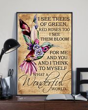 I see trees of green red roses too 11x17 Poster lifestyle-poster-2