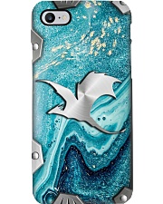 Dragon Metal Pattern Print Phone Case i-phone-8-case