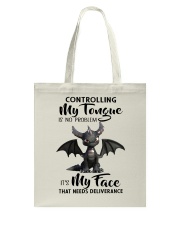 Controlling my tongue Tote Bag tile