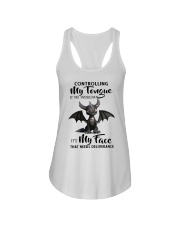Controlling my tongue Ladies Flowy Tank tile