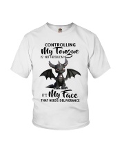 Controlling my tongue Youth T-Shirt tile