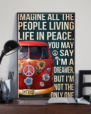 Imagine all the people living life in peace 11x17 Poster lifestyle-poster-2