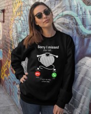 Sorry I missed your I was on my other line Crewneck Sweatshirt lifestyle-unisex-sweatshirt-front-3