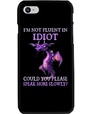 I'm not fluent in indiot Phone Case tile