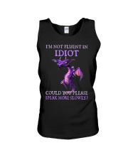 I'm not fluent in indiot Unisex Tank tile