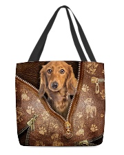 Dachshund All-over Tote back
