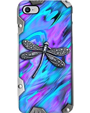 Dragonfly Metal Pattern Print Phone Case i-phone-8-case