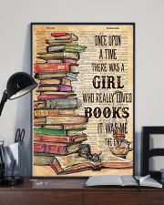 Once upon the time there was a girl loved books 11x17 Poster lifestyle-poster-2