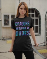 Dragons before dudes Classic T-Shirt apparel-classic-tshirt-lifestyle-19