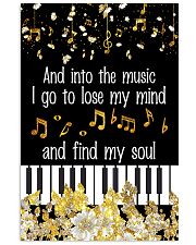 And into the music I go 11x17 Poster front