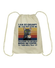 I am so grumpy Drawstring Bag tile