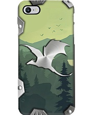 Dragon Lovers Metal Pattern Print Phone Case i-phone-8-case
