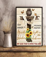Way maker miracle worker promise keeper 11x17 Poster lifestyle-poster-3