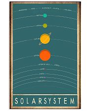 Solar system space 11x17 Poster front