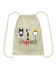You Sip With Us Drawstring Bag thumbnail