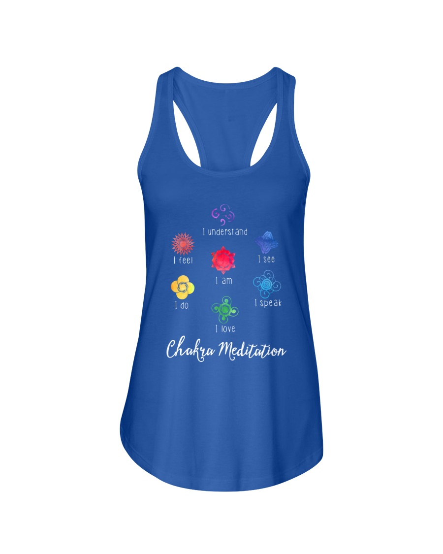 Chakra Meditation Ladies Flowy Tank