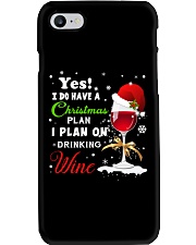 I Plan On Drinking Wine Phone Case thumbnail