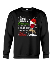 I Plan On Drinking Wine Crewneck Sweatshirt thumbnail