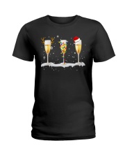 White Wine Glass Ladies T-Shirt thumbnail