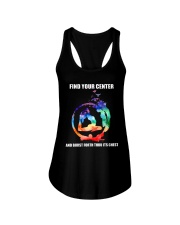 Find Your Center Ladies Flowy Tank front