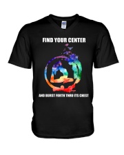 Find Your Center V-Neck T-Shirt thumbnail