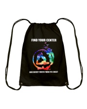 Find Your Center Drawstring Bag thumbnail