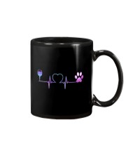 Wine Dog Heartbeat Mug thumbnail