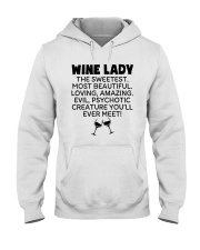 Wine Lady The Sweetest Hooded Sweatshirt thumbnail