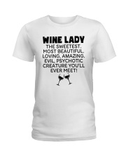 Wine Lady The Sweetest Ladies T-Shirt thumbnail