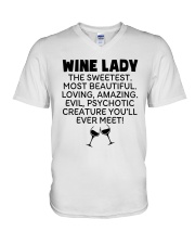 Wine Lady The Sweetest V-Neck T-Shirt thumbnail