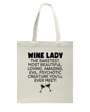 Wine Lady The Sweetest Tote Bag thumbnail