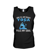 JOBS FILL MY POCKET YOGA FILLS MY SOUL Unisex Tank thumbnail