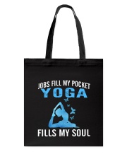 JOBS FILL MY POCKET YOGA FILLS MY SOUL Tote Bag thumbnail