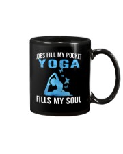 JOBS FILL MY POCKET YOGA FILLS MY SOUL Mug thumbnail