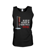 Wine In Case Of Accident Unisex Tank thumbnail