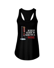 Wine In Case Of Accident Ladies Flowy Tank thumbnail