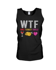 Wine Turkey Family Unisex Tank thumbnail