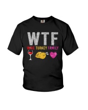 Wine Turkey Family Youth T-Shirt thumbnail
